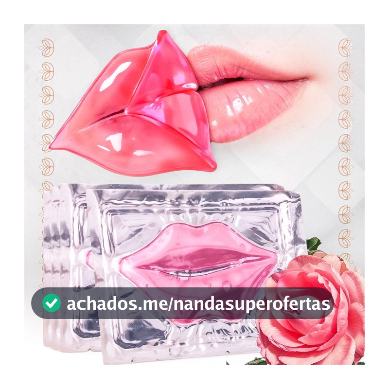 Máscaras Labial Hidratante Colágeno Boca Nutritiva 10 Unid Pele Firme Hidratada