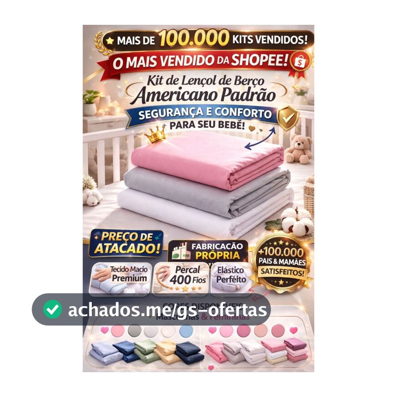 Kit 3 Lençol Berço Americano 130x70cm Avulso Infantil Feminino e Masculino Microfibra