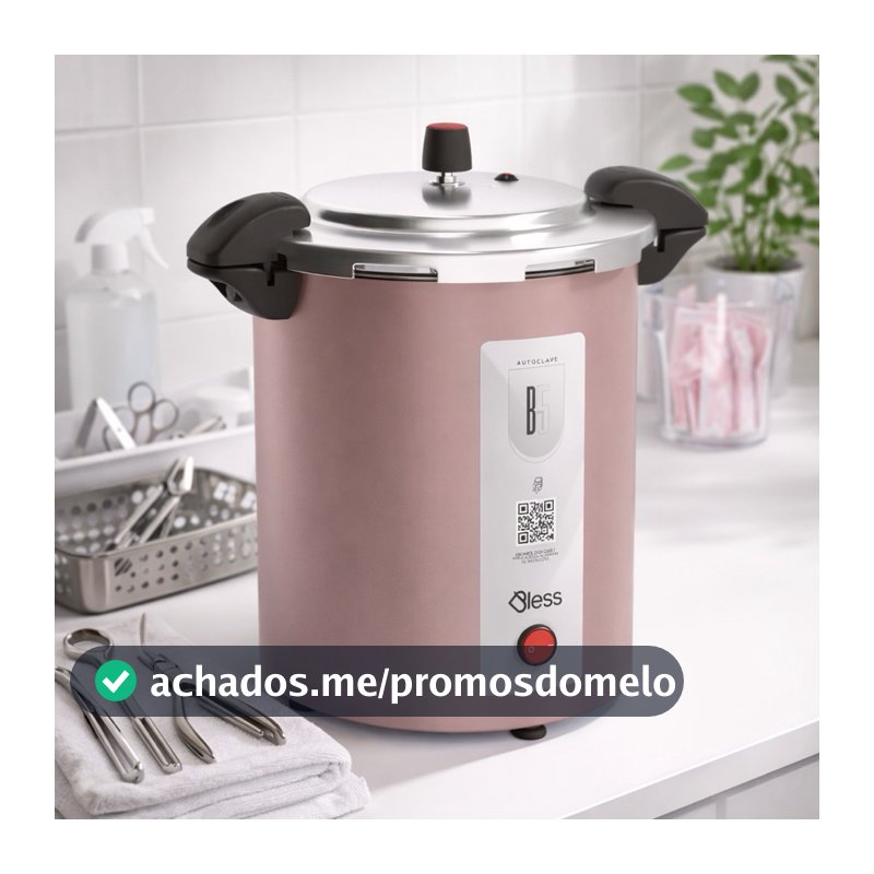 Autoclave Manicure esterilizadora 127V 5 Litros Profissional Analógica B5 Bless + Brinde