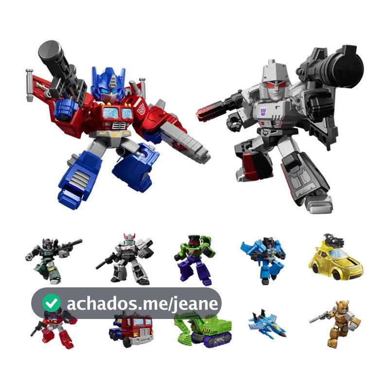Brinquedo Transformers Blocos de Montar Defenders Blokees Original Colecionável para Crianças