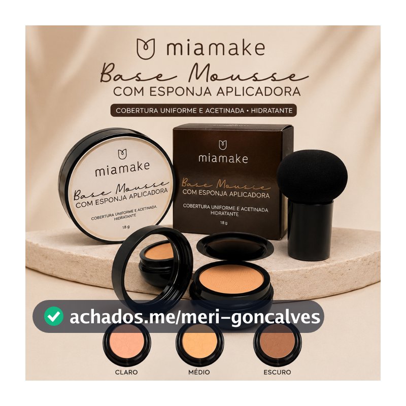 BB Cream/Base/Corretivo com Esponja com Formato de Cogumelo / Base Clareador Maquiagem Creme Clareador Cor Marfim e Natu