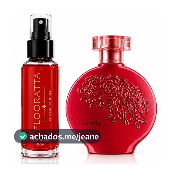 Body splash Perfume Deo Colônia Flooratta Red 200ML