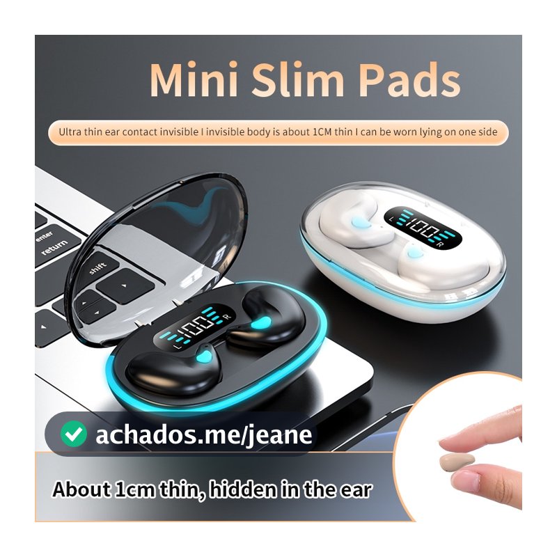 TWS X55 Fones De Ouvido Sono Sem Fio Redução Ruído Alta Fidelidade Microfone Estéreo À Prova Dwaterproof Água Longo Play