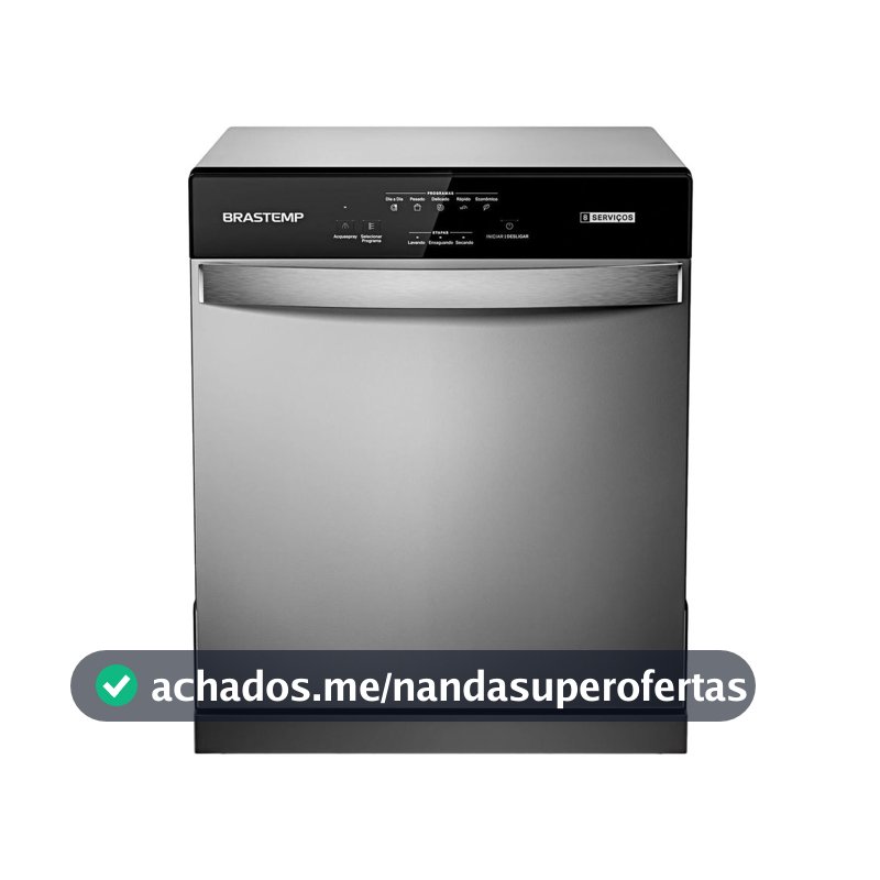 Lava Louças 8 Serviços Brastemp Cinza - BLF08BS