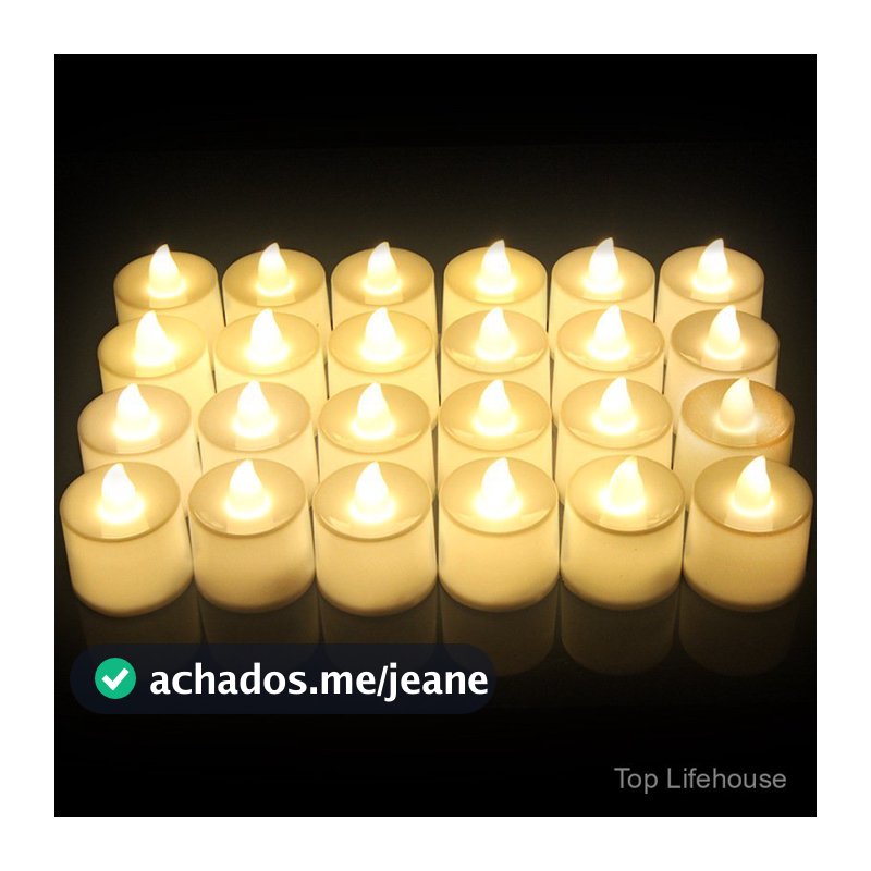 72/96/120 Unidades  Portátil E Flexível Luz De Vela Led Econômico Durável Para