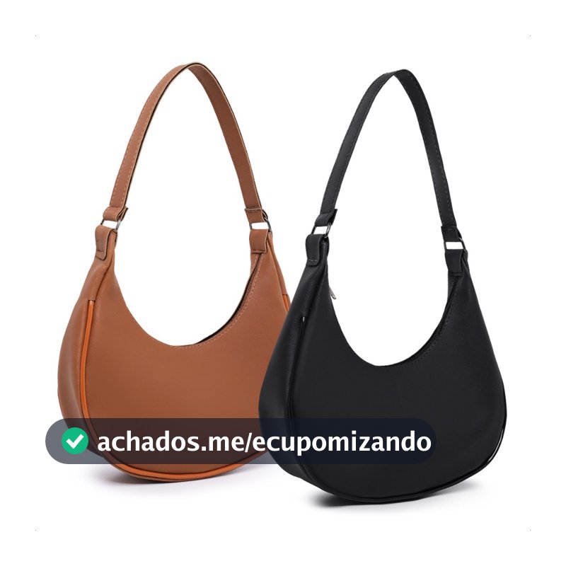 KIT 2 BOLSA FEMININA DE OMBRO BOLSA FEMININA DE MÃO MEIA LUA  LANCAMENTO EM NOSSA LOJA  ENVIO IMEDIATO