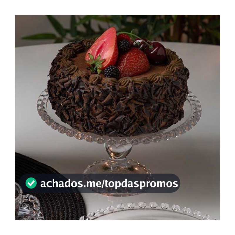 Prato de Bolo Boleira Porta Bolos Doces Cupcakes Bolinho Festas Aniversário com Pé Doces de Coração Lyor