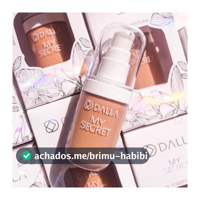 Base Líquida de Alta Cobertura My Secret - Dalla Makeup
