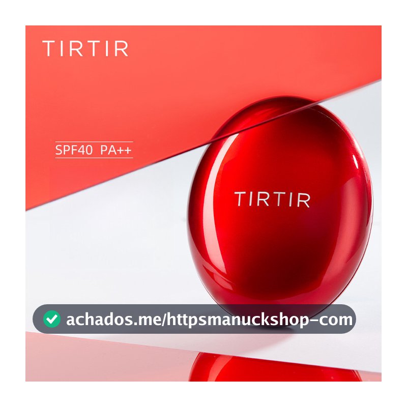 Máscara TIRTIR Fit Red Air Cushion Base Líquida Corretivo Hidratante Dura Para Maquiagem De Longa Duração Melhora Sua Te
