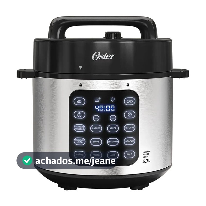 Panela de Pressão Elétrica Digital 5,7L Oster