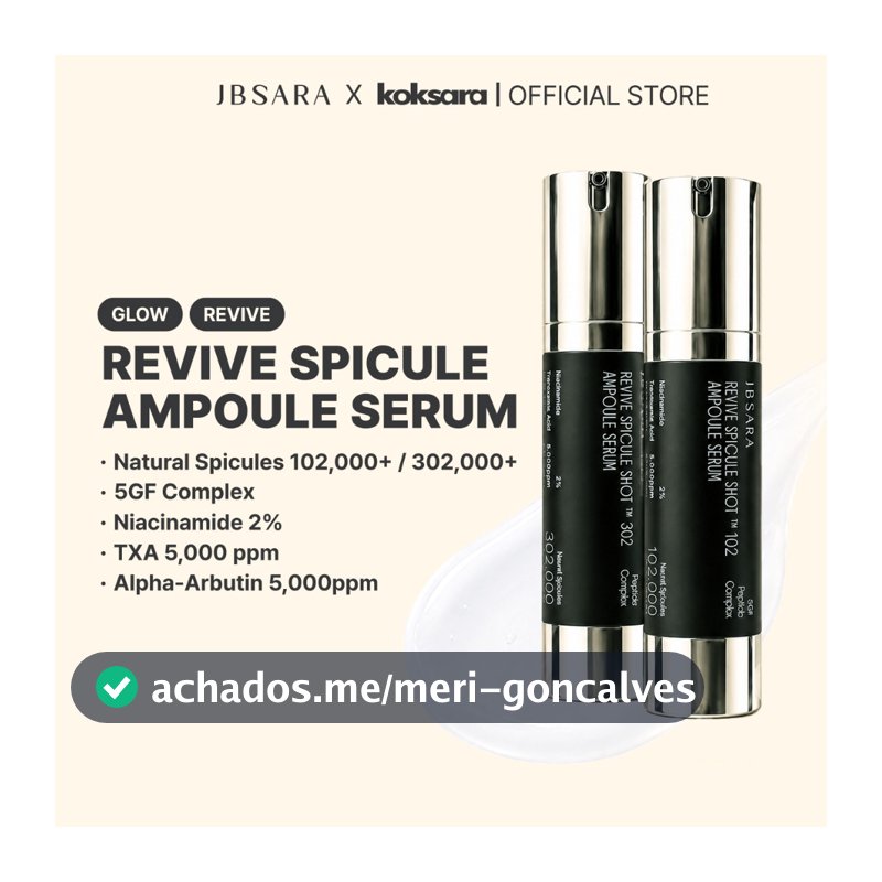 [NEW] JBSARA Revive Spicule Shot™ 102, 302 Ampoule Serum 50ml