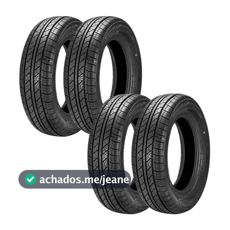 Jogo 4 Pneus 175/65 R14 XBRI Premium F8 82H Aro 14 Novos
