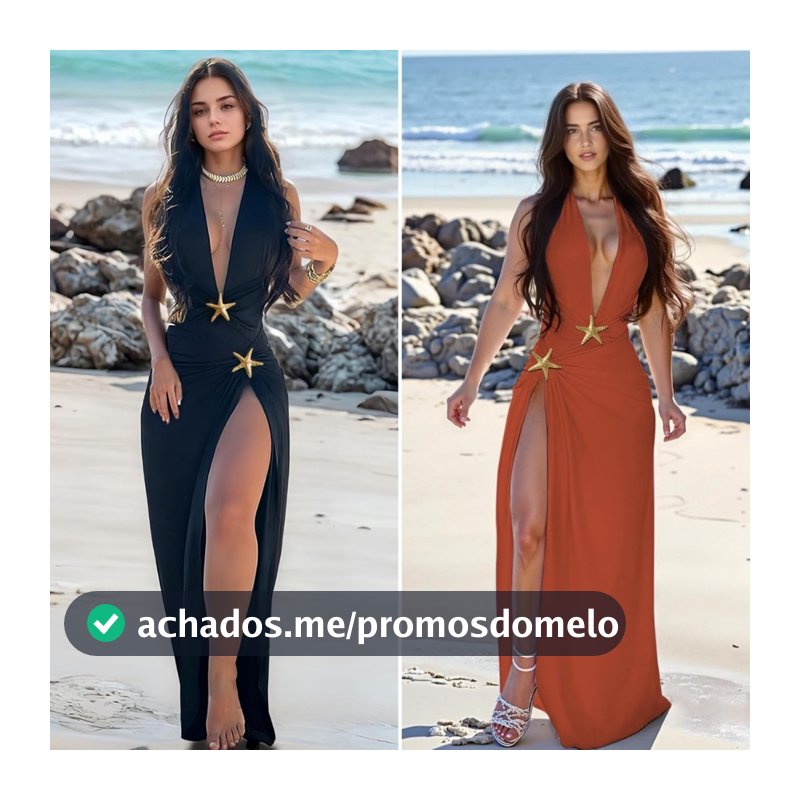 Conjunto de 2 Biquíni Feminino Praia Saia de Maiô com Fenda Alta Pacotes Estrela
