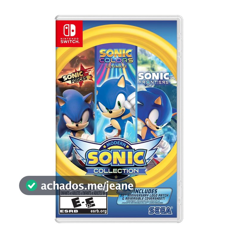 Modern Sonic Collection Switch Midia Fisica