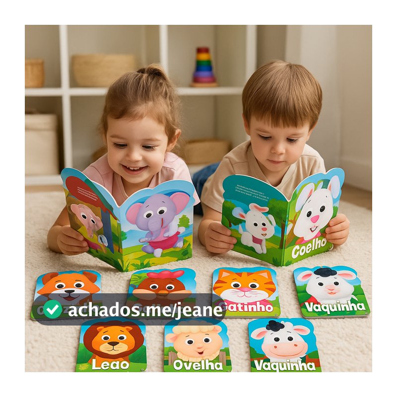 Kit com 8 Livros Infantis Educativos de Histórias para Ler para Crianças e Bebês