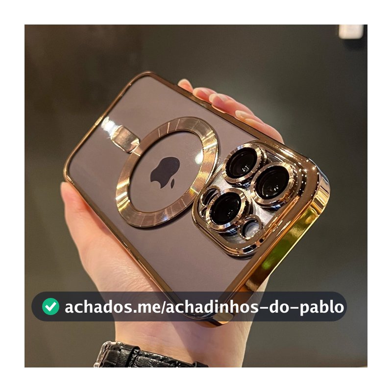 Monee Magnética Luxuria Case Capa Capinha De Celular Para iPhone 11 12 13 14 15 16 17 Pro Max X XS MAX XR 7 8 Plus