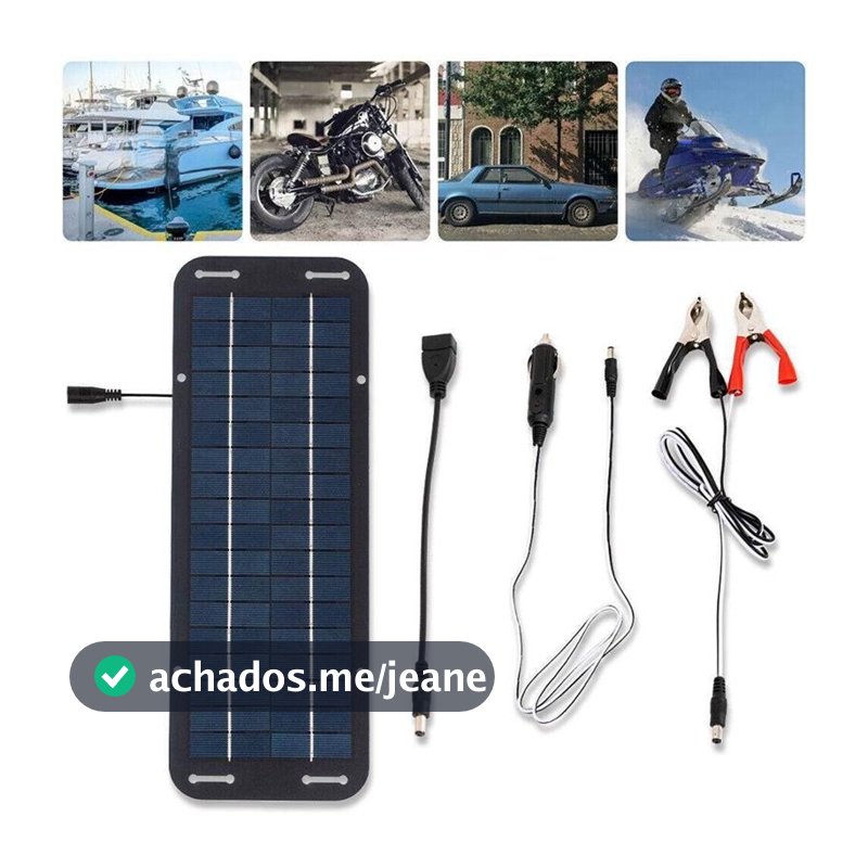 12V 30W Painel Solar Portátil Carro Barco Energia Carregador De Bateria Mantenedor Para Motocicleta Trator RV