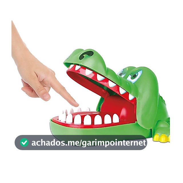 Brinquedo Crocodilo Engraçado Boca Jogo Dentista Mordida Dedo Jacaré Roleta Jogo Brinquedo