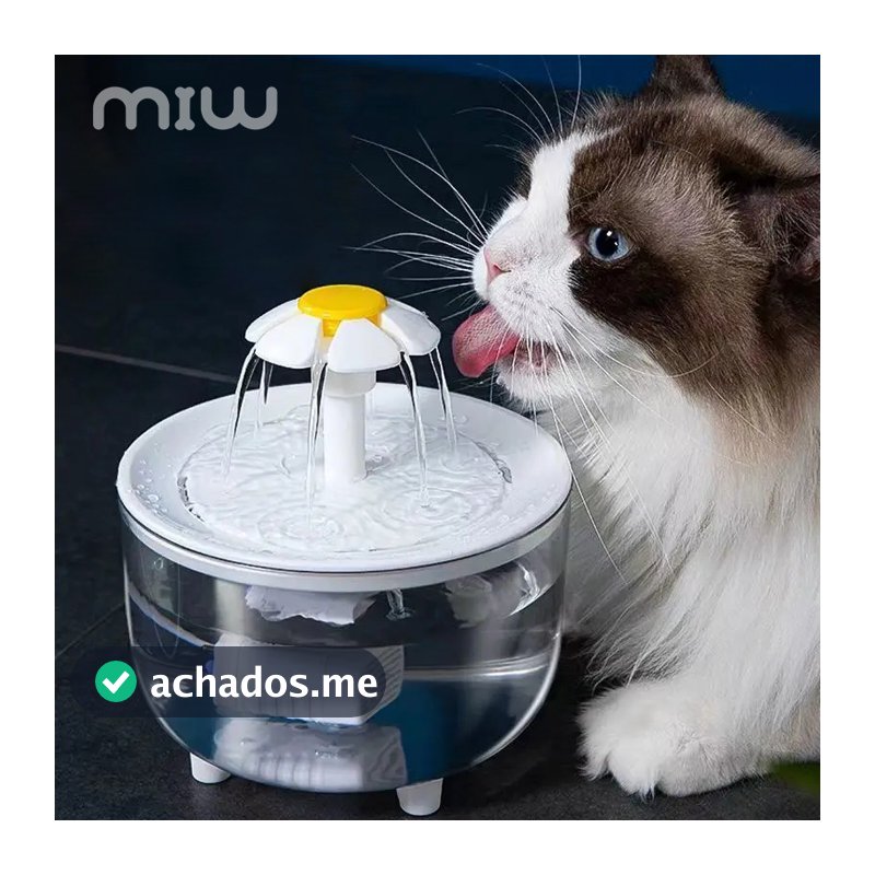 MIW Fontes Para Animais De Estimação Filtro De Circulação Automática Fonte De Água Gatos Bebedores Elétricos