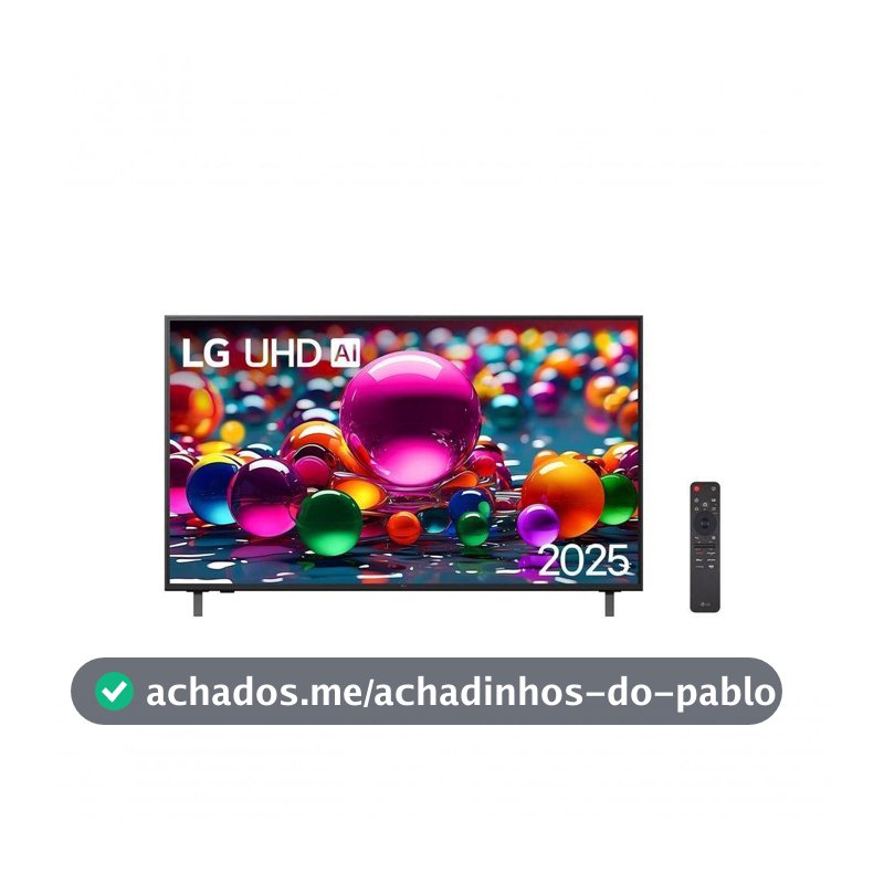 Smart LG UHD AI 4K UA85 de 60 Polegadas 2025 Bivolt