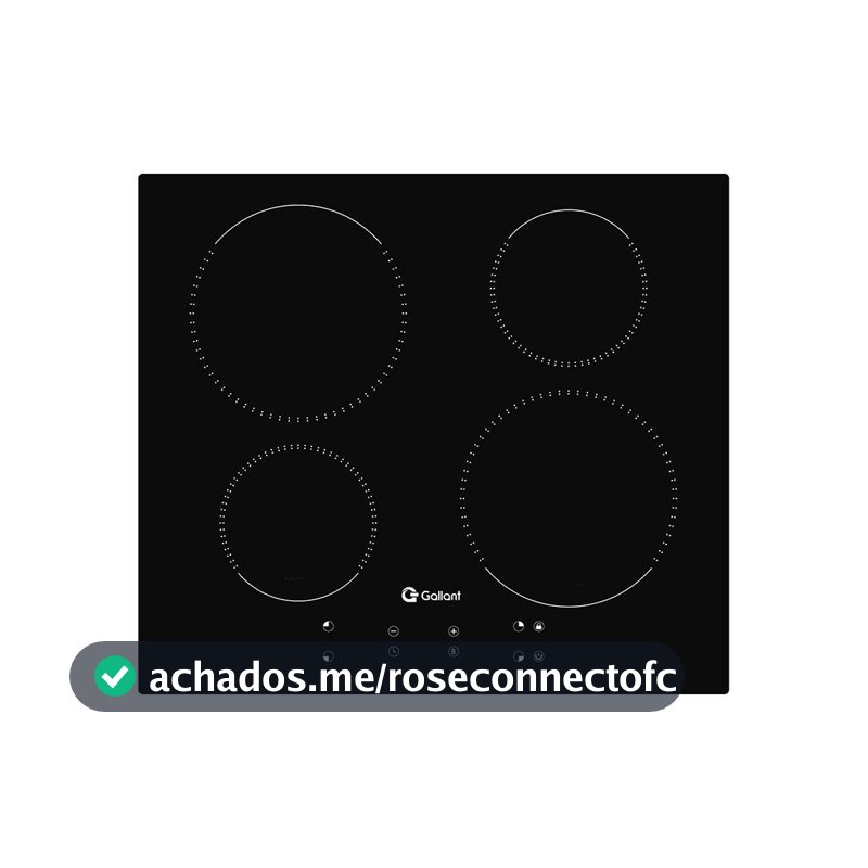 Cooktop Gallant 4 Bocas Vitrocerâmico Preto Indução 220V Painel Touch Screen
