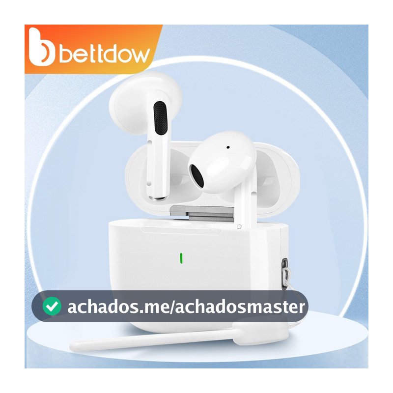 Fones de ouvido Bluetooth 5.3 com cancelamento de ruído à prova d'água IPX5 da BETTDOW com microfone integrado