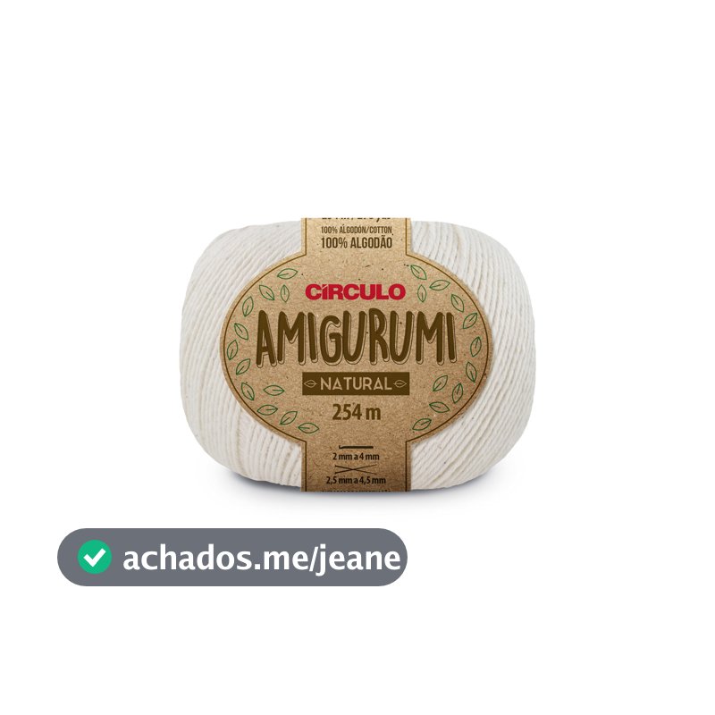 Linha Croche Amigurumi 125 G - 254 M - Tex 492