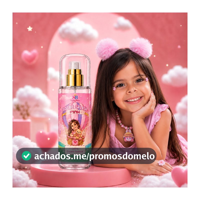 Sophia Bellar Body Splash Pink – Colônia Infantil 200ml | Cuidado Essencial