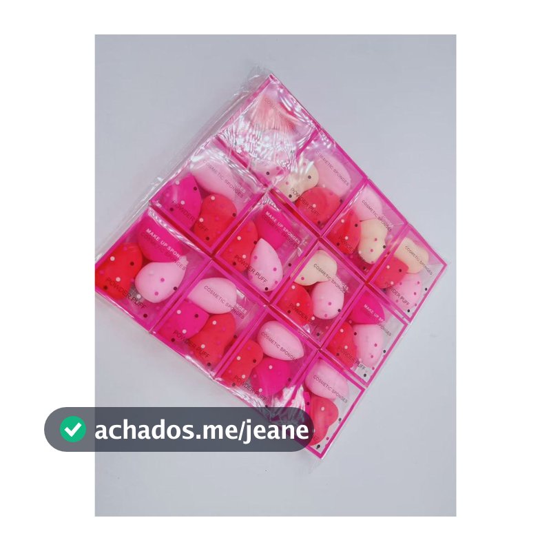 6/12 kits com 18/36 Mini Esponja Esponjinha Para Maquiagem Gota Blender Rosto Base Corretivo Contorno