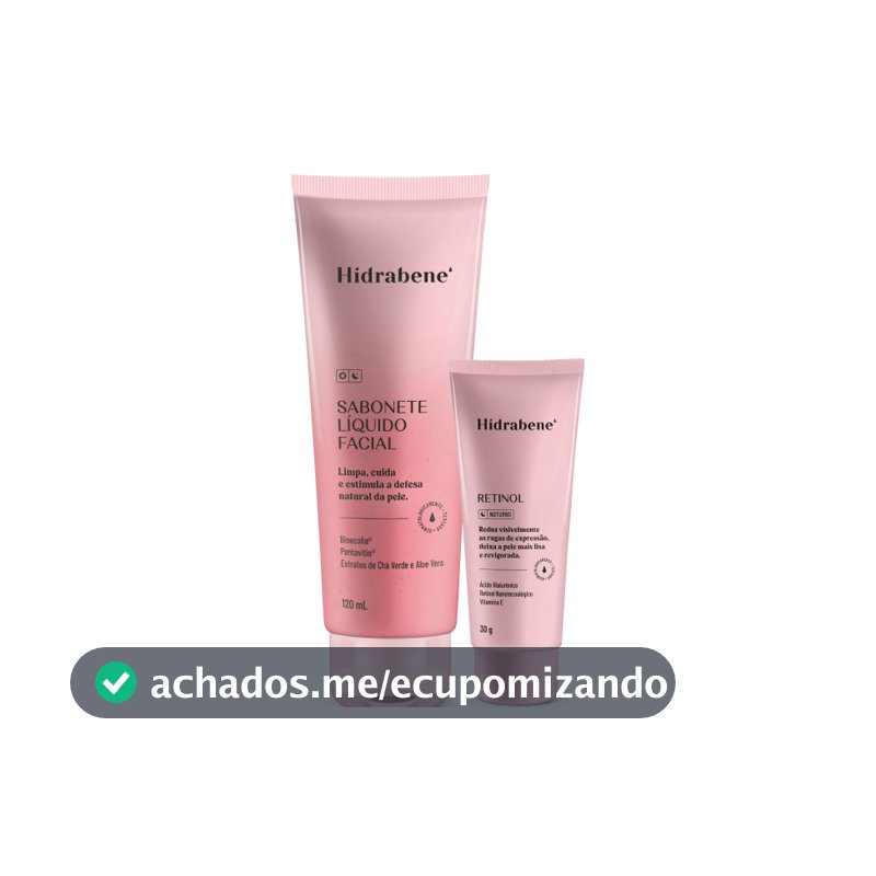 Kit Renovação Facial  - Sabonete Líquido Facial 120ml + Retinol 30g