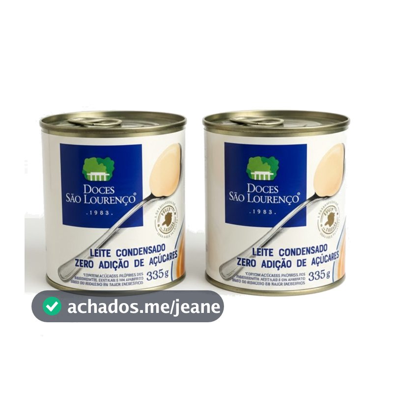 Kit c/ 2und Leite Condensado Diet SAO LOURENCO 335g