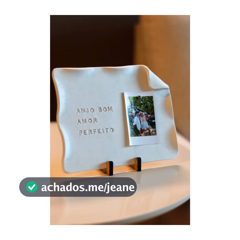 Personalize com sua frase e foto | Cerâmica Fria Feita à Mão | Presente Personalizado