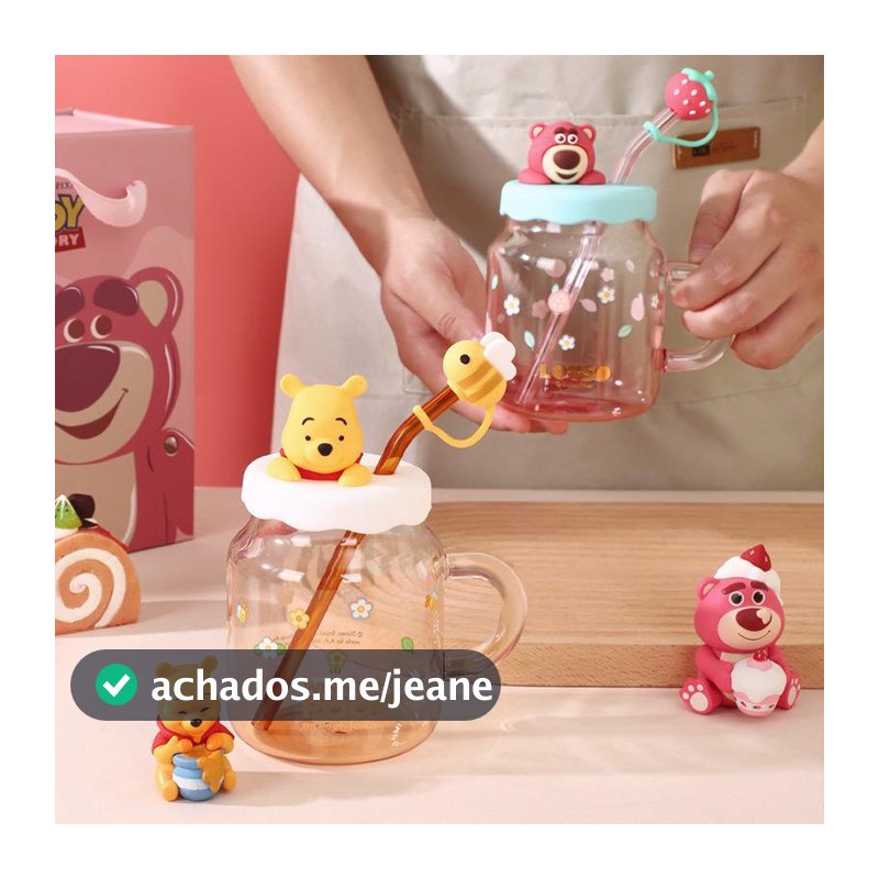 Frete grátis copo de palha pote barriga de água bonito com tampa copo de vidro meninas de suco doméstico copo