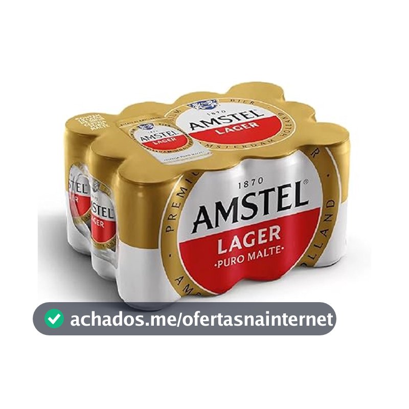 Cerveja Amstel Lager Lata 269ml - 12 Unid.