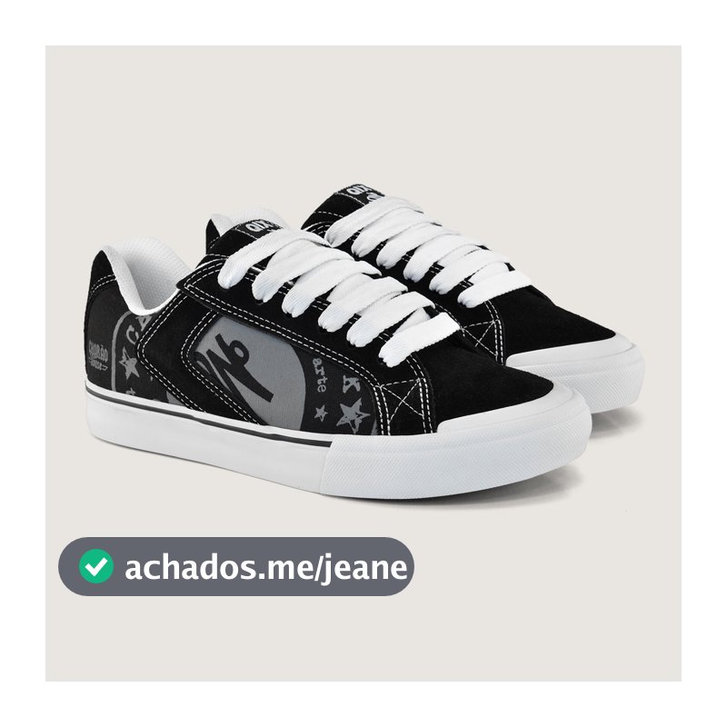 Tênis QIX Chorão Park House Original Estampado Skate Camurça
