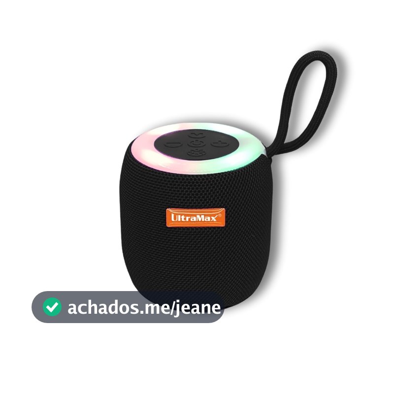 Caixa De Som Speaker Bluetooth RGB Portátil 10W usb/aux