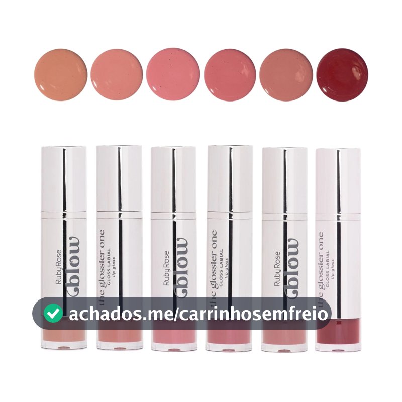 Gloss Labial The Glossier One Blow Ruby Rose - Cores Lindas