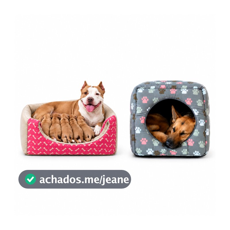 Cama Toca Iglu 3 em 1 para Cachorro e Gato Tamanho XG