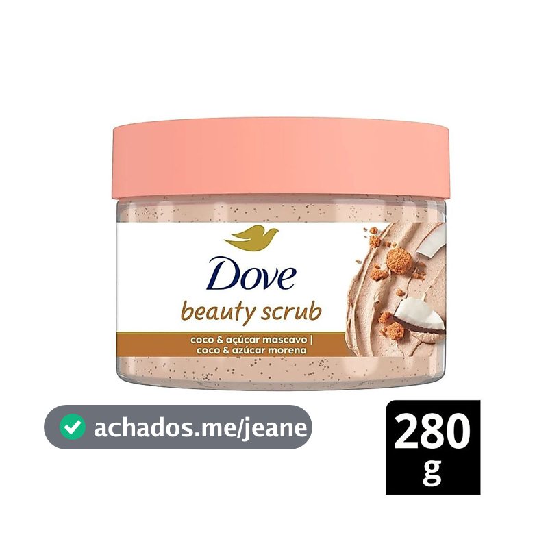 Beauty Scrub Sabonete Esfoliante Coco & Açúcar Mascavo 280g