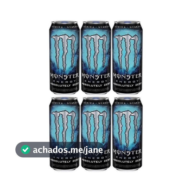 Energético  Monster Absolutely 473ml  6Un