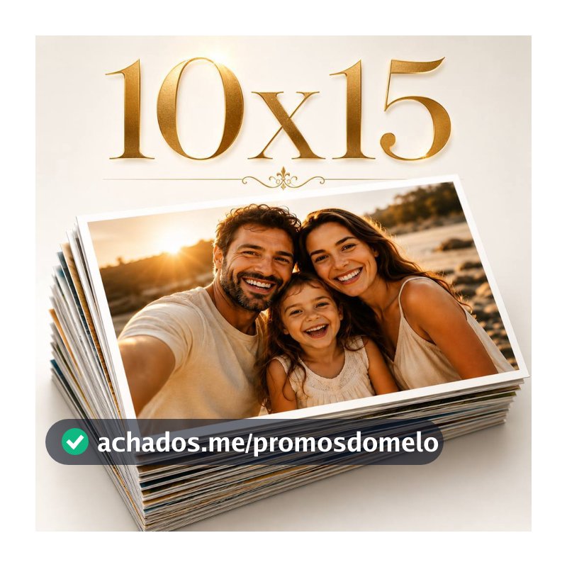 Revelação de Fotos 10x15cm | Kit 10 a 100 Unidades | Alta Qualidade | Envio Rápido | Cores Vivas | Fotos Perfeitas