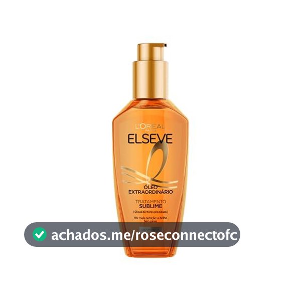 Óleo Finalizador Óleo Extraordinário, Anti Frizz, Protetor Térmico, L'Oréal Paris Elseve 100ml