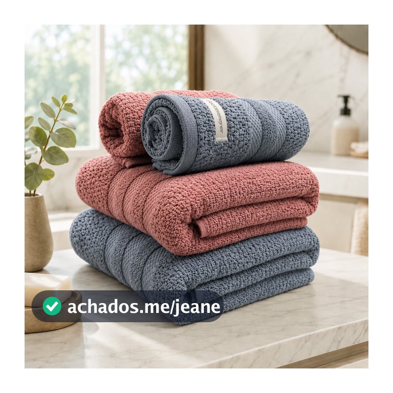 Jogo Toalha Banhão Gigante Buddemeyer Vanilla Extra Soft 100% Algodão 4pçs