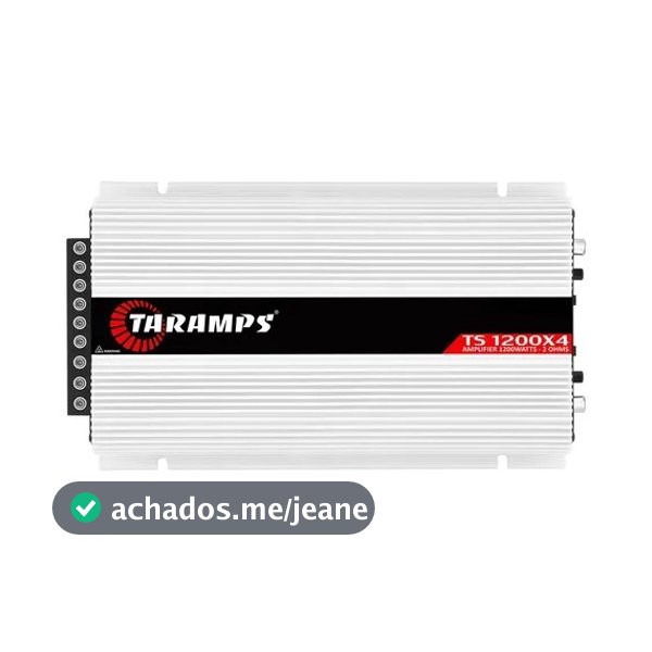 Modulo Amplificador Taramps Ts1200x4 1200w Rms Classe D