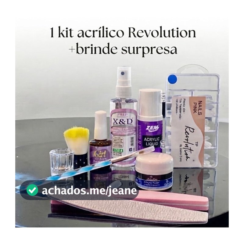 kit acrílico Revolution
