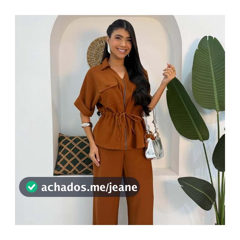 Conjunto Feminino Alfaiataria Elegante  Calça Wide Leg + Blusa com Zíper  Moda Casual Chic 2025