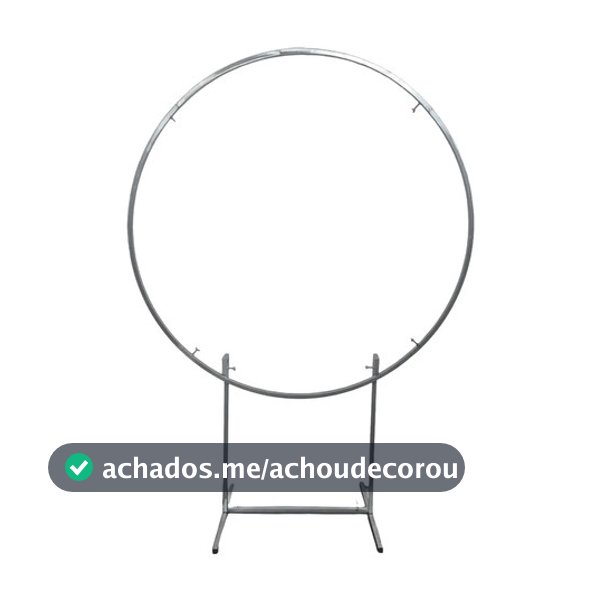 Estrutura Arco Painel Redondo Aço Resistente Decoração Eventos Festas Desmontável Resistente