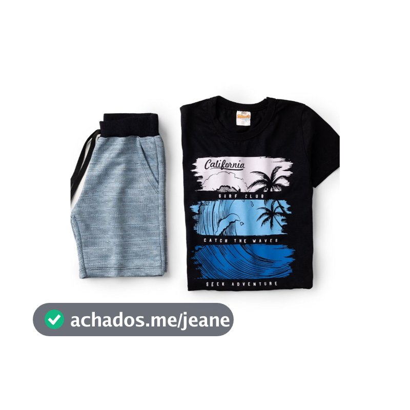 Conjunto Infantil Masculino Tam 1 ao 14 anos - Atacado.