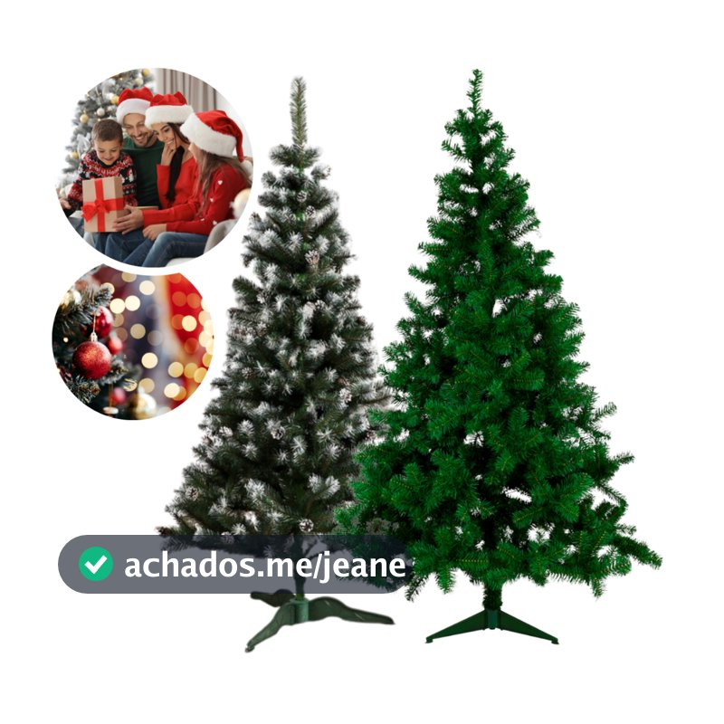 Árvore Natal Verde 60cm/120cm/150cm/180cm/210 Galhos Decoração Natalina Pinheiro Premium
