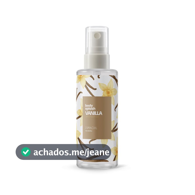 BODY SPLASH FEMININO VANILLA 100ML - PRIMACIAL PERFUME DOCE
